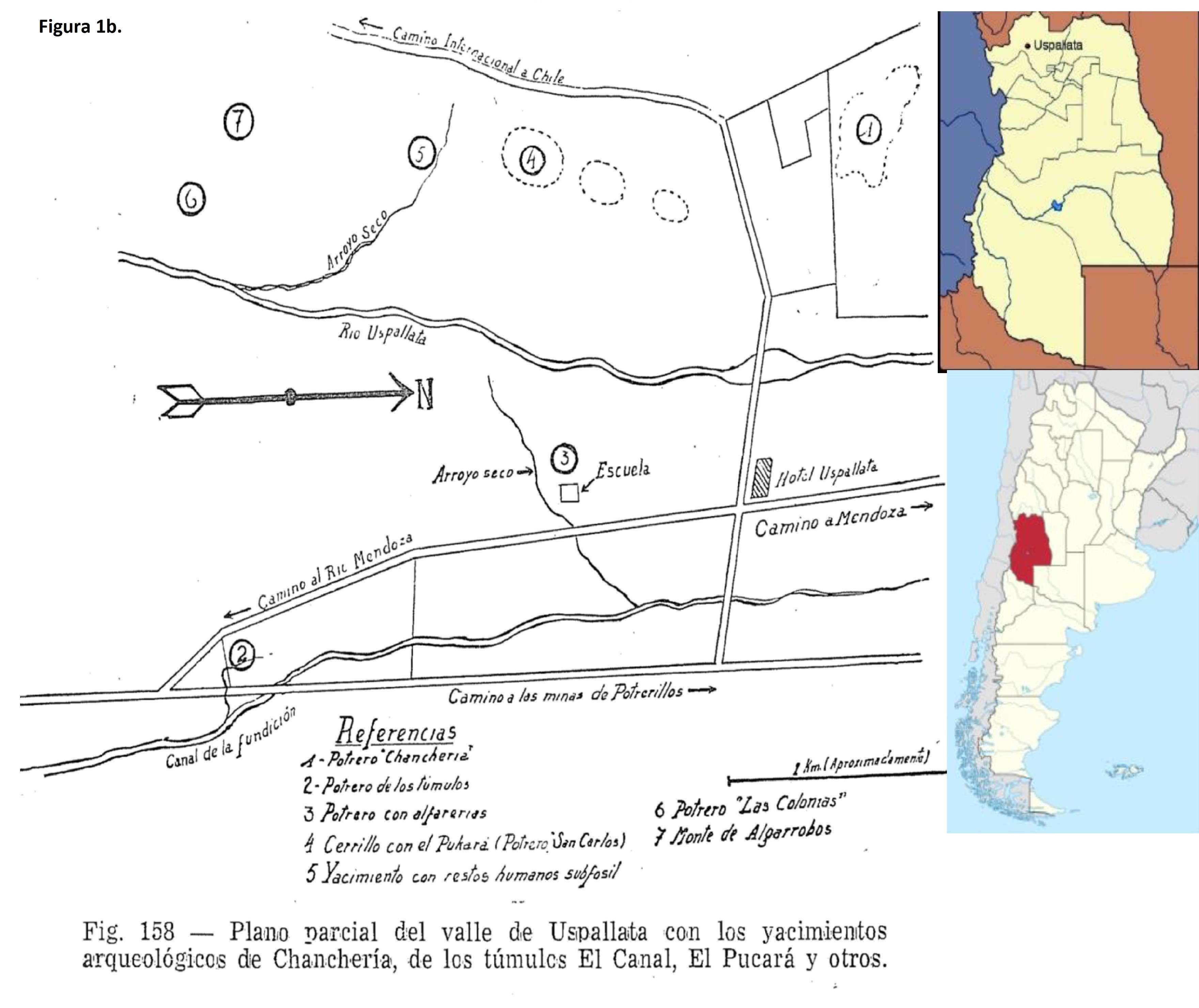 Croquis publicado por Rusconi (1962a)